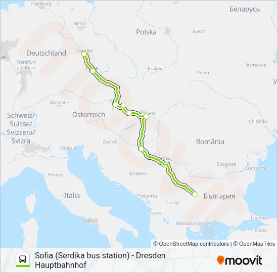 N982 Bus Line Map