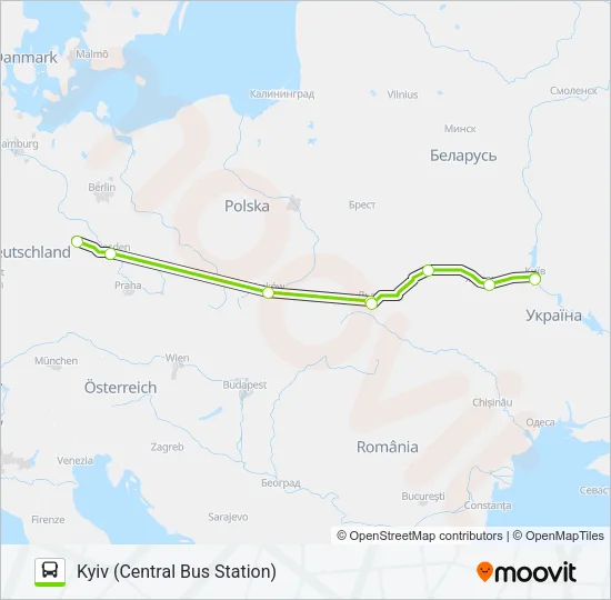N3208 Bus Line Map