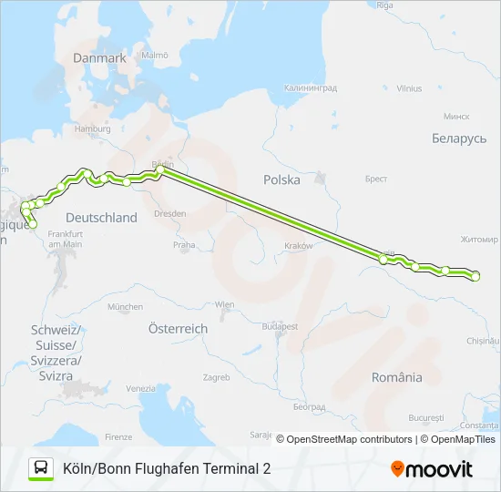 N3210 Bus Line Map