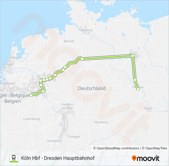 FLX30 Train Line Map