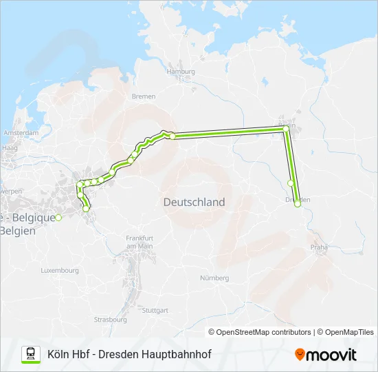 FLX30 Train Line Map
