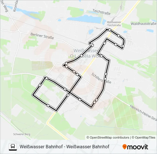 8 Bus Line Map