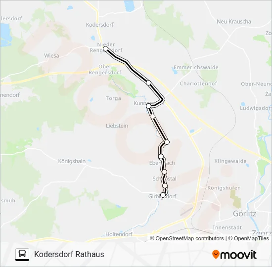 Автобус 64: карта маршрута