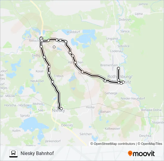 74 Bus Line Map
