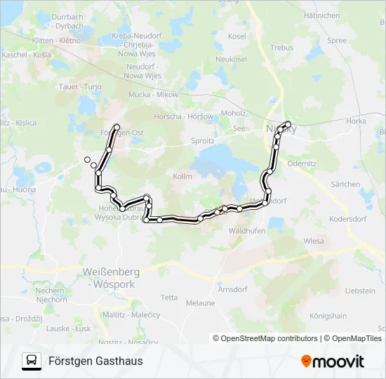 Автобус 75: карта маршрута