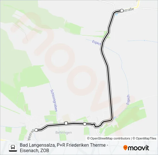 150 Bus Line Map