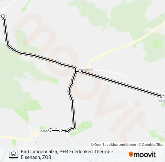 150 Bus Line Map