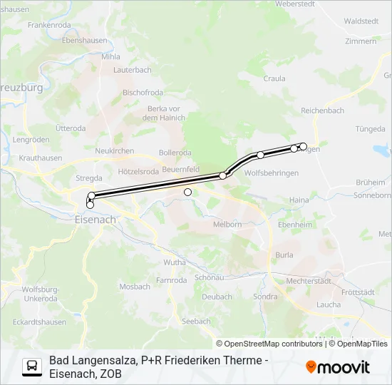 150 Bus Line Map