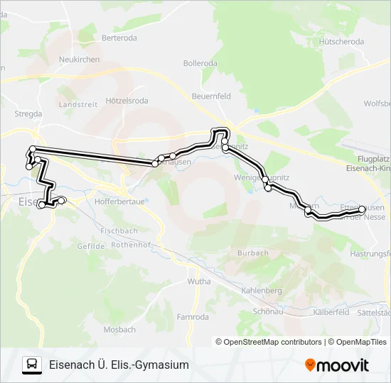 151 Bus Line Map