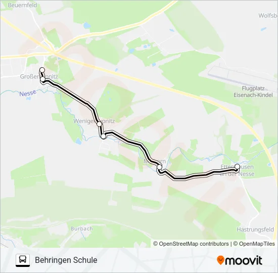 151 Bus Line Map