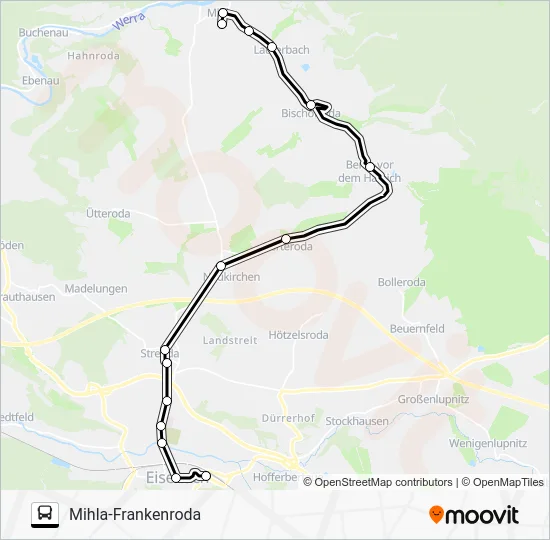 Автобус 160: карта маршрута