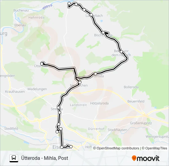 161 Bus Line Map