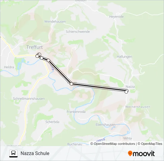 163 Bus Line Map