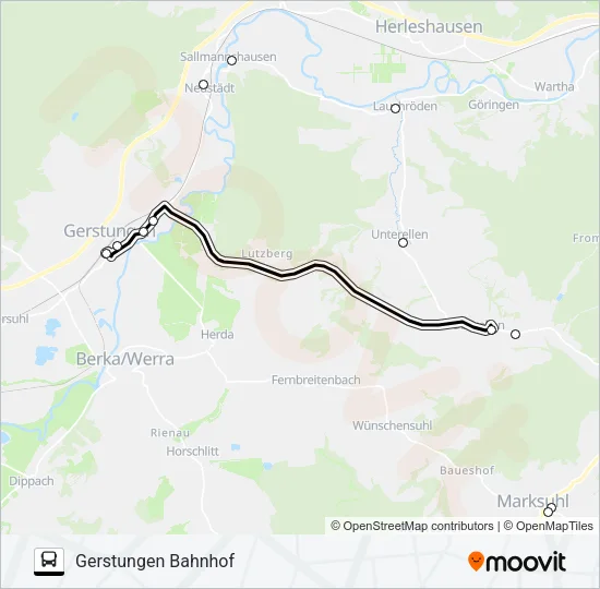 183 Bus Line Map