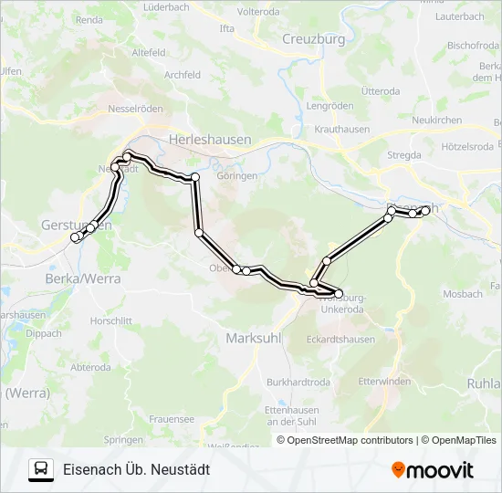 183 Bus Line Map