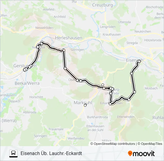 183 Bus Line Map