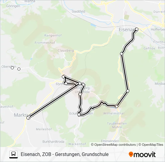Автобус 183: карта маршрута