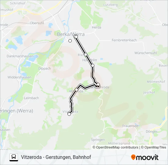 187 Bus Line Map