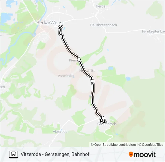 187 Bus Line Map