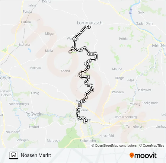 420 Bus Line Map