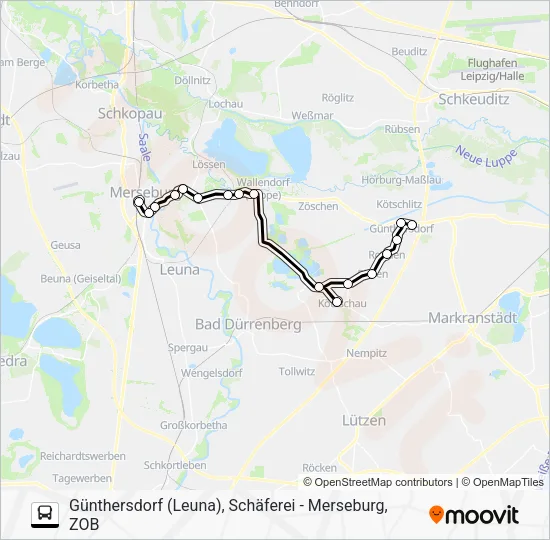 Автобус 738: карта маршрута