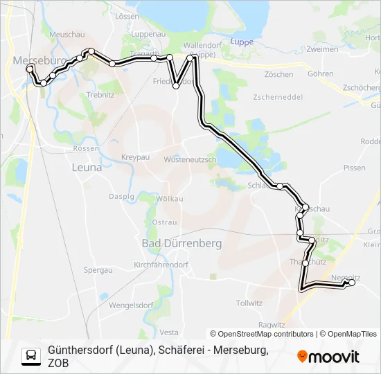 Автобус 738: карта маршрута