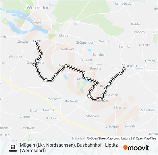 804 Bus Line Map