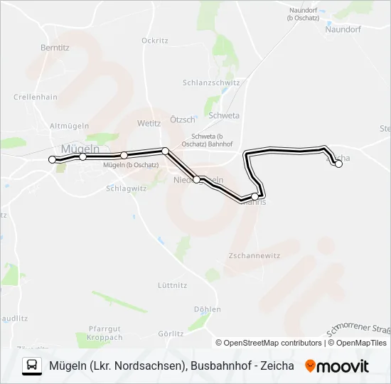 815 Bus Line Map