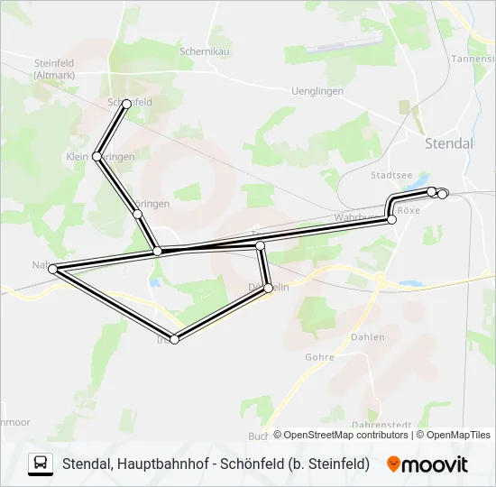 941 Bus Line Map