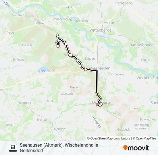 953 Bus Line Map