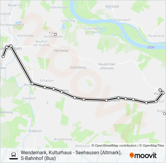Автобус 955: карта маршрута