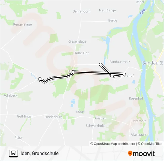 Автобус 964: карта маршрута