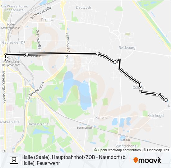 Автобус 360: карта маршрута
