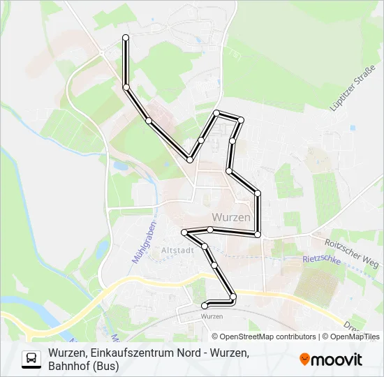 A Bus Line Map