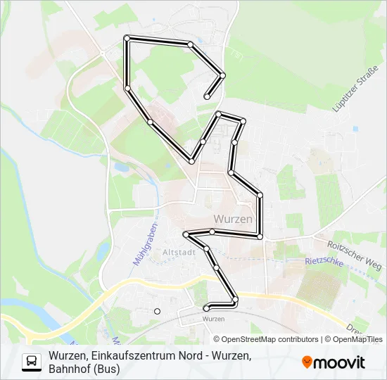 A Bus Line Map