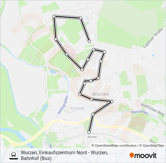 A Bus Line Map