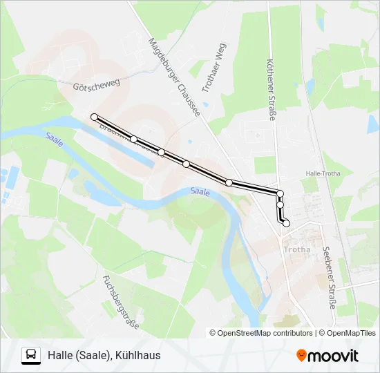 35 Bus Line Map