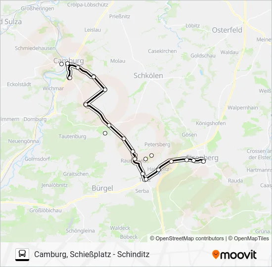 Автобус 440: карта маршрута