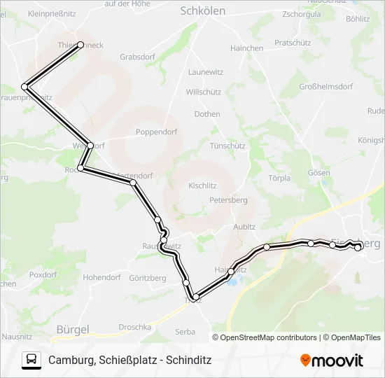 Автобус 440: карта маршрута