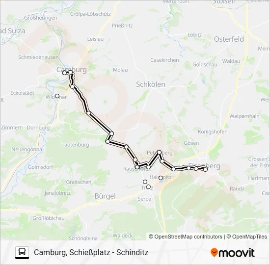 Автобус 440: карта маршрута