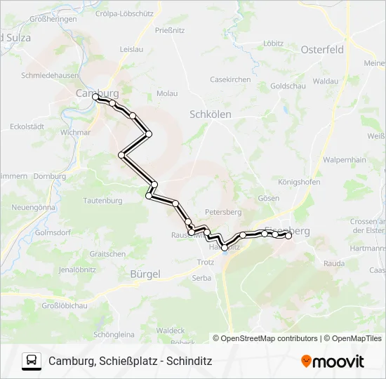 Автобус 440: карта маршрута