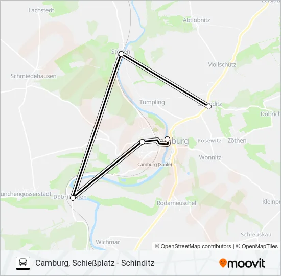 440 Bus Line Map