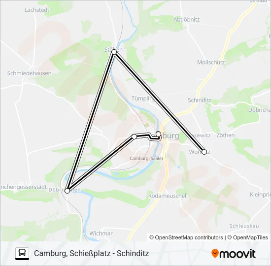 440 Bus Line Map