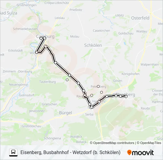 440 Bus Line Map