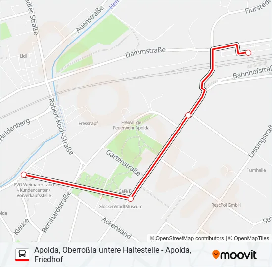 Автобус 2: карта маршрута