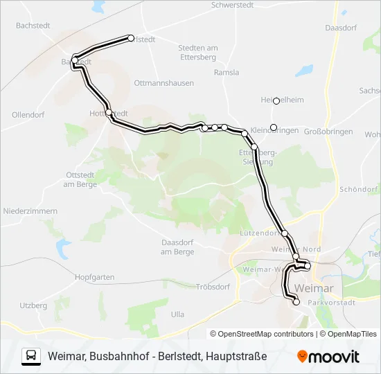 217 Bus Line Map