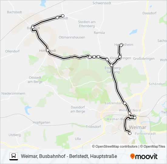 217 Bus Line Map