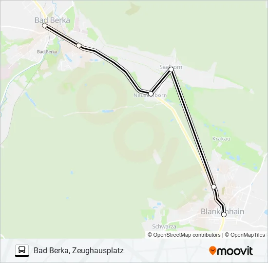 221 Bus Line Map