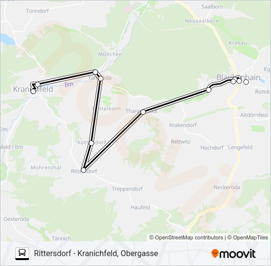 Автобус 236: карта маршрута