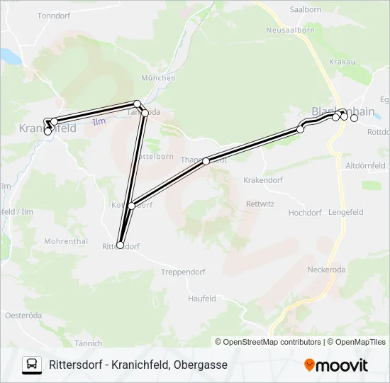 236 Bus Line Map